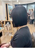 小顔タッセルボブ×似合わせカット[ボブ/縮毛矯正/丸型卵型】