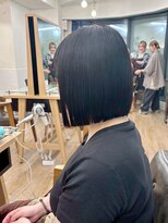 ネオリーブ クーロ(Neolive curro)&nbsp;小顔タッセルボブ×似合わせカット[ボブ/縮毛矯正/丸型卵型】