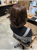 コテ巻き風ボブパーマ　野方理恵子