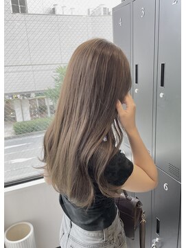 ラボヌールヘアーリアン 川越店(La Bonheur hair Lien) 【ダブルカラー】透け感ベージュ