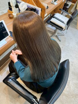 イチエ(ICHIE) ブリーチなしカラー/透明感カラー/オリーブベージュ