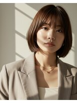 ラベスト キョウト(LOVEST)&nbsp;顔まわりをすっきり見せるナチュラルな内巻きボブ