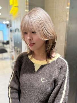 シピレアノバイブレス(shipi. le'ano by brace) ルーツカラー/ホワイトベージュ/ブリーチ/ダブルカラー/レイヤー