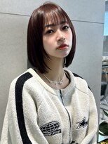 トリッカ シブヤ(TRICCA SHIBUYA)&nbsp;顔まわりレイヤーボブレイヤー顔まわりカット内巻きボブ髪質改善