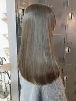 ヘアーアイストゥーレ(HAIR ICI TRE) 髪質改善カラー ダークブラウン 艶カラー