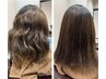 縮毛矯正+髪質改善トリートメント＋カット＋スパ26,400→15,900