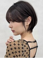 アッシュ 茗荷谷店(Ash)&nbsp;茗荷谷ショートカット韓国ダブルカラー顔周り前髪カットボブ