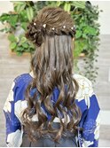 立川/量産型くるみちゃんハーフアップ