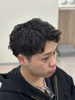 スウェル 稲毛店(Swell)&nbsp;MEN’S HAIR/サーフカール/刈り上げセンターパート/稲毛
