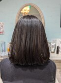 【MAOhair】　ふんわり丸いミディアム艶ボブ