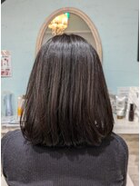 マオヘアー(MAO hair)&nbsp;【MAOhair】　ふんわり丸いミディアム艶ボブ