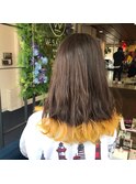 【W_SALON 河原町】裾カラー×レモンイエロー　
