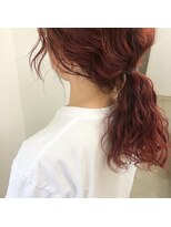 キー(kii)&nbsp;ボルドーカラー　赤髪　暖色　福岡　天神　今泉　薬院
