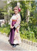 卒業式袴ヘアセット【ヘアアレンジ　立川南/立川/八王子】