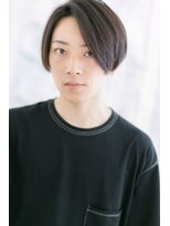 ミック ヘアアンドメイク アップ 駒込店(miq Hair&Make up) 清潔感コンマバング!好感度UPの黒髪ツヤミディ