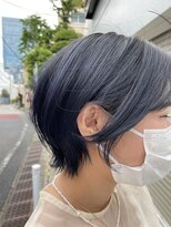 ロイジー(roijir)&nbsp;【roijir 表参道】ダブルカラー×ネイビーブルー