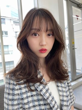 ノク(nok) ワンホンセミディ_マロンベージュニュアンスカラー透明感