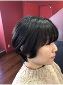 えりスッキリショートボブ