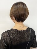 20代30代☆骨格矯正エモージュショートヘア♪愛され丸みショート