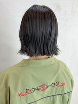 アイティー バイ アルバム 中野店(IT by ALBUM)&nbsp;ダークグレージュ_グレージュカラーボブウルフ_ba403481