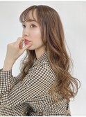 ゆるふわウェーブ×メルティ―ベージュイルミナカラー
