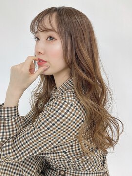 ルービック バランス 天王寺(Rubik's×Balance) ゆるふわウェーブ×メルティ―ベージュイルミナカラー