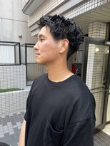 ウェルネス(Wellness)&nbsp;ハイライト波巻きマッシュアップバング束感ショート26