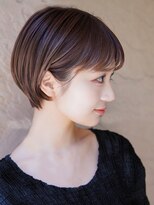 カライング(ing) ナチュラルボブ前髪ありイメチェン20代30代40代50代ショートボブ