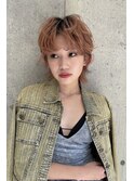 ショートウルフ×ニュアンスカラー
