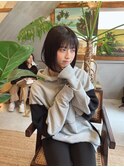 @sei___sandボブカット/切りっぱなしボブ/鹿児島中央駅