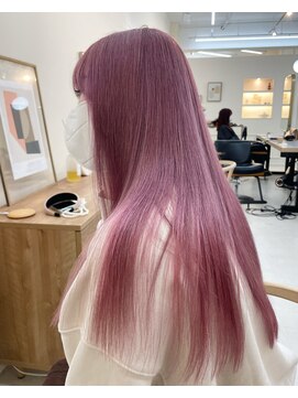 エクラ(ECLAT) 艶々ケアブリーチ/ピンクカラー