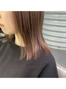 エヌズ(N's) 【ベージュブラウンボブ】ボブ/白髪ぼかし/前髪