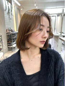 ヴィオットバイサロン(Viot by Salon) 前髪あり韓国カール髪質改善姫カットセミディシアーカラー