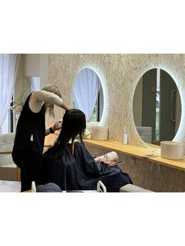 お客様と同じ目線を大事にしている”Pono.”♪一人一人の髪質に合わせた施術で、お手入れのしやすさも◎