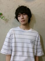 ラグ(log) メンズ無造作マッシュ ニュアンスパーマ