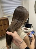 透明感カラー Aujua髪質改善トリートメント