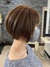 フルカラー+トリートメント￥8500#日光#白髪ぼかし#白髪染め#切りっぱなしボブ