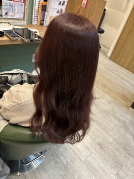 クロエバイラヴィズム 郡山さくら通り店(CLOE by LUVISM) 質感再生カラー(サンセットピンク)