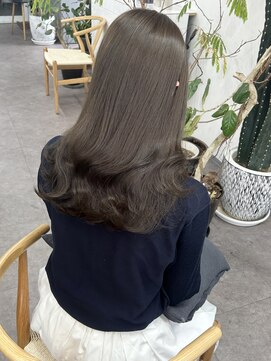 ノート(note) ブリーチなしでつくる明るめオリーブカラー