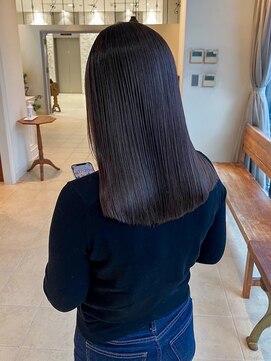 オルガン(Organ) 切りっぱなしミディ髪質改善