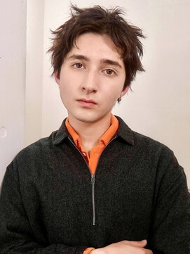 レコ 渋谷(LECO) メンズニュアンスパーマベリーショートスパイキーショート