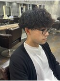 マッシュツイストスパイラルパーマ