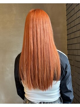 イキプラスディードットログ 大和八木駅前店(ikii+D.Log) オレンジ/ダブルカラー/ハイトーン/ブリーチ/奈良橿原/大和八木