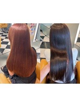 【矢場町5分】柔らかい手触りとまとまりのある質感へ。髪質に合わせたダメージレスなストレート◎