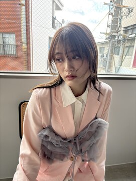 サンクチュアリ ウィズエデン 京橋店(Sanctuary with eden) ブラウンカラーとレイヤーカット