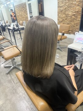 プライズ アイリス 池袋東口店(prize Iris) ミルクティーグレージュ池袋韓国ヘアタンバルモリ