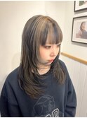くすみデザインカラー