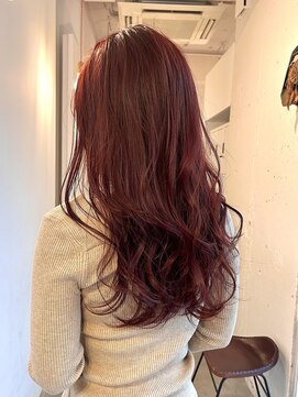 ボルドー/髪質改善/透明感/艶髪/20代/30代