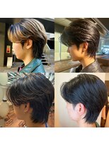 プロミルサロンギンザ(Promille salon GINZA)&nbsp;メンズヘア！韓国ナチュラルウルフ！シースルーマッシュ392