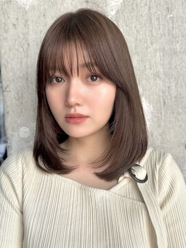 ロビー 表参道(ROBBY) ミディアムレイヤーカット/くびれヘア/大人可愛い/20代30代40代